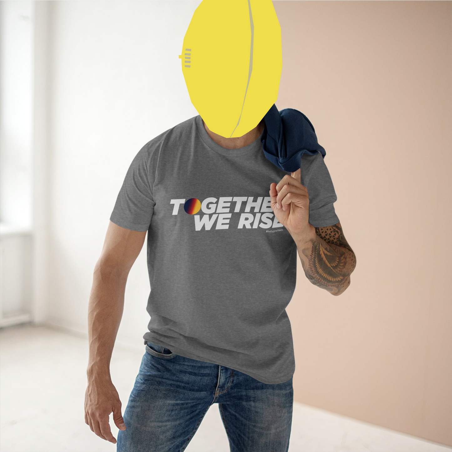 Men's 'Together We Rise' - Crows - Premium Unisex Classic Tee